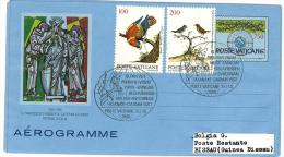 FILATELIA - RARO AEROGRAMMA VIAGGIATO VERSO BISSAU - GUINEA BISSAU - ANNO 1990 VEDI FRONTE / RETRO - RARO - Storia Postale