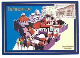 CARTOLINA - PISA MARATHON - MARATONA ANNO 2000 - Gymnastiek