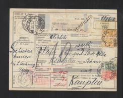 Bulletino 1929 Varese - Postal Parcels