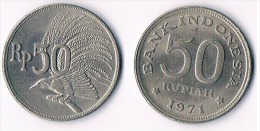 INDONESIA  50 Rupiah 1971 - Indonesien