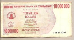 Zimbabwe - Banconota Circolata Da 10.000.000 Dollari - 2008 - Simbabwe