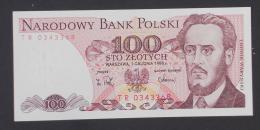 POLAND  100  ZLOTYCH  1988     -    (Nº03852) - Pologne