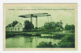 GUINES - Le Pont Du Banc Auguste Boulanger Sur Le Canal De Guines à Calais - Guines