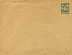 France 1889 Postal Stationery Envelope 5 Cent. Type Sage Sizes 152x118 Mm Unused - Standard- Und TSC-Briefe (vor 1995)