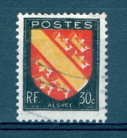 VARIÉTÉS FRANCE 1946   N° 756  POSTES RF  ALSACE  30 C OBLITÉRÉ - Gebraucht