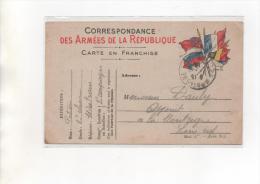 44 - LA MONTAGNE - GUERRE 1914/18 - CARTE EN FRANCHISE MILITAIRE ADRESSEE A M.DAULY ADJOINT (MAIRIE) - La Montagne