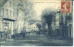 CPA  LORGUES, Place Des Ormeaux  9062 - Lorgues