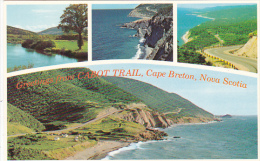 Canada Multi View Greetings From Cabot Trail Cape Breton Nova Scotia - Cape Breton