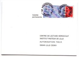 PAP Réponse Centre De Lecture Hemoccult - Oblitéré - 0410832 - Enveloppe Cartonnée - Prêts-à-poster: Réponse /Lamouche