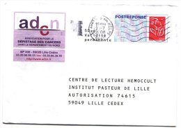 PAP Réponse Centre De Lecture Hemoccult - Oblitéré - 07P095 - Enveloppe En Tyvek (indéchirable) - Prêts-à-poster:Answer/Lamouche