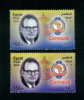 EGYPT / 2009 / COLOR VARIETY / SOUTH AFRICA / CORMACK / NOBEL PRIZE IN MEDICINE / X RAY COMPUTED TOMOGRAPHY / MNH / VF - Neufs