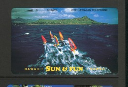 Hawaii GTE - 1992 3 Unit - Diamond Head - Sun & Fun - HAW-22 - Mint - Hawaii