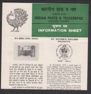 INDIA, 1985, St Xaviers College, 125th Anniversary, Folder - Lettres & Documents