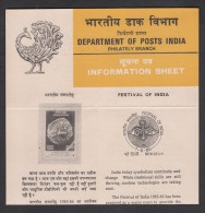 INDIA, 1985, Festival Of India, 1st Issue, Copper Coin Of Yaudheya, Folder - Brieven En Documenten