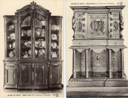 Cp , Arts , Antiquité , Musée De DIJON , Meuble Henri II , Buffet Louis XIV , Vierges - Antiek
