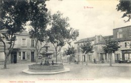 Capendu - Fontaine Et Place De La Mairie - Capendu