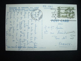 CP PAR AVION POUR LA FRANCE TP 10C  OBL.MEC. 20 VI 1967 EXPO 67 MONTREAL CANADA - Storia Postale