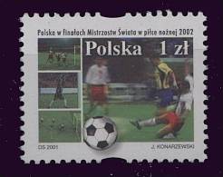 Pologne  **  N° 3694     - Foot - - Neufs