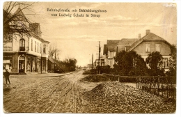 Sörup, Bahnhofstrasse, Strasse, Kaufhaus V. Ludwig Schulz, Schlweswig-Flensburg, Ca. 1920 - Schleswig