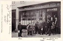 Presa Esperantista Societo - 1 De Januaro 1906  Divers Noms Et Signature ? (62687) - Esperanto