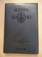AGENDA  La Poste 89-90 -  Bicentenaire 1789-1790. Histoire Entre La France Et L'Amérique - Other & Unclassified