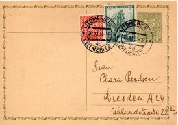 TCHECOSLOVAQUIE ENTIER POSTAL POUR L'ALLEMAGNE 1935 - Cartes Postales