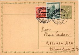 TCHECOSLOVAQUIE ENTIER POSTAL POUR L'ALLEMAGNE 1935 - Ansichtskarten