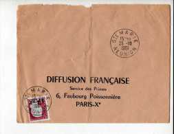 Lettre Reunion Ste Marie - Postage Due