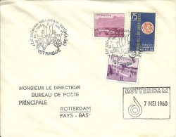 Turkey; Special Postmark 1960 400th Year Of Going Of Tulip Bulbs Into Netherlands - FDC