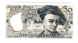 Billet - 50 Francs - Quentin De La Tour - 1982 - Lettre N.29 - Cat Fayette N°67 - TTB/SUP - 50 F 1976-1992 ''Quentin De La Tour''