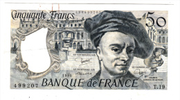 Billet - 50 Francs - Quentin De La Tour - 1980 - Lettre T.19 - Cat Fayette N°67 - 50 F 1976-1992 ''quentin De La Tour''