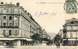 CPA 38  GRENOBLE L AVENUE ALSACE LORRAINE 1907 - Grenoble