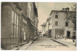 REALMONT :  " Rue Général Ferret " - Le Tarn Illustré - Realmont