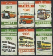 2013 HONG KONG BUSES 6V - Ongebruikt