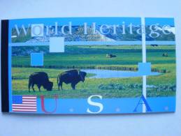 UNO-New York 934/9MH 8 Booklet 8 ++ Mnh, UNESCO-Welterbe: U.S.A - Markenheftchen