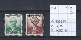 Ierland 1958 - Yv. 136/37 Gest./obl./used - Usati