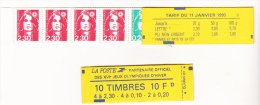 CARNET N° 1502 -TYPE MARIANNE DE BRIAT A COMPOSITION VARIABLE - COTE : 32 € - Altri & Non Classificati