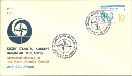 Turkey; Special Postmark 1980 NATO Ministerial Meeting, Ankara - NATO