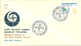 Turkey; Special Postmark 1980 NATO Ministerial Meeting, Ankara - OTAN