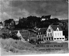 DEPLIANT HOTEL DE LA PLAGE ,SAINTE ANNE LA PALUD PLONEVEZ-PORZAY,A VOIR !! REF 35536 - Plonévez-Porzay