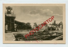 Bahnhof-Gare-TERMONDE-DENDERMONDE-Carte Allemande-Guerre14-18-1WK-BELGIQUE-BELGIEN-Flandern- - Dendermonde