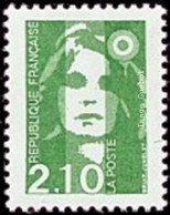 France Marianne Du Bicentenaire N° 2622 ** Briat - Le 2f10  Vert - 1989-1996 Bicentenial Marianne