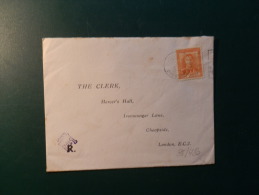 38/480   LETTER TO LONDON - Lettres & Documents