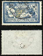 N° 123 5F MERSON TB Oblit Cote 6€ Perforé - 1900-27 Merson