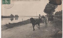 ROSNY SUR SEINE   LA ROUTE DU BAC  Carte En L'etat - Rosny Sur Seine