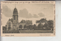 4440 RHEINE, Kirche & Gymnasium, 1936 - Rheine