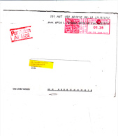CANADA  2002 -- Lettera Per Lì Italia - Affrancatura Meccanica - Stamped Labels (ATM) - Stic'n'Tic