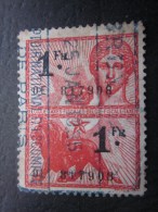 Timbre  Fiscal  Fiscale Fiscaux  Taxe Tax 1 Franc Belgique Belgie 25 Janvier 1935 - Timbres