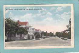 SAVANNAH  -  BULL  STREET  , LOOKING  NORTH  FROM  37TH  STREET -  1919    - ( Trace De Pliures ) - Savannah