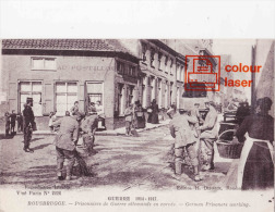ROUSBRUGGE - Prisonniers De Guerre Allemands En Corvée - Guerre 1914-1918 - Carte Très Animée - Poperinge